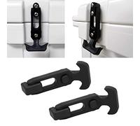 Akozon Cierre de goma para capó, 2 unidades, elástico para capó con mango en T, cierre elástico flexible con tornillos para caja de herramientas