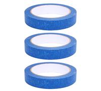 Akozon Cinta de Pintores Azules de 30 M Cinta de Enmascaramiento Automotriz de Pintura a Prueba de Calor Craft Craft Craft (3 rollos)