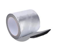 Akozon Cinta Protección Térmica Papel Aluminio, Protector Cortafuegos Metal Plateado 100 mm x 10 m con Certificación ABS y CCS para Barcos Yates Marinos