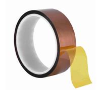 Akozon Cinta Resistente Al Calor de X 0,06 Mm, Cinta Adhesiva Aislante de 250-300 ℃, Soldadura por Chip BGA, Adhesivo Fuerte, 30 Mm de Ancho (30 de ancho)