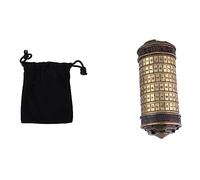 Akozon Classic Code Lock Ring Holder - Romántico Candado de Contraseña con Código Personalizable para Mensajes Secretos, Joyas, Llaves y Regalos