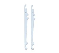 Akozon Claves de Soporte de Esquina, EB001AUBI EB330, 12 Cm, 2 Piezas | Acero Cromado Chapado, Ajuste de Ventana, Compatibilidad con Bisagra de Tijera, Uso en Reparaciones del Hogar,