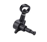 Akozon Clavijas de Afinación de Bloqueo para Guitarras Eléctricas Acústicas Cabezales de Hueco Negro 3L3R (6 derecha)