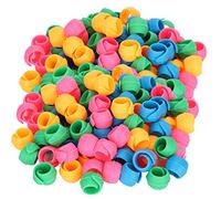 Akozon Clips de Soporte de Bobina de 100 Piezas Buddies de Hilo de Silicona para Organización de Carrete y Suministros de Manualidades de Costura
