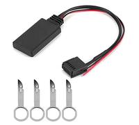 Akozon Coche Bluetooth Inalámbrico Adaptador de Audio Módulo de Cable AUX-IN Apto para Fiesta 6000 CD