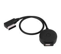 Akozon Coche de Audio AUX Bluetooth AMI MDI Toma de Audio AUX Bluetooth Cable Adaptador USB para A3