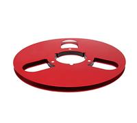 Akozon Compatible de 1/4 "de 10 Pulgadas de Aleación Vacía de Aluminio Velete de 3 Agujeros Abiertos para Carrete para Carrete (rojo)