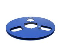 Akozon Compatible de 1/4 "de 10 Pulgadas de Aleación Vacía de Aluminio Velete de 3 Agujeros Abiertos para Carrete para Carrete (BLUE)
