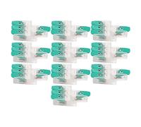 Akozon Conector de Alambre Y613G de 10 Pcs 1 en 3 Out Conector de Empalme de Alambre de Retardante de la Llama para 10 a 20 AWG 41a, 450V
