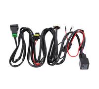 Akozon Conector de Cable de Enchufe de Lámparas Antiniebla de relé, Arnés de Cableado de relé de Luz Antiniebla H11 40A con Reemplazo de Interruptor para Luces de Conducción de Lámpara