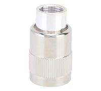 Akozon Conector Macho UHF PL-259 de 5 Piezas para Cable Coaxial RG8/RG214/RG213/9913/LMR400 de 50 Ohmios - Latón Niquelado con Revestimiento de Plata y Aislante de PTFE