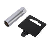 Akozon Conector Magnético para Bujía de Encendido, Pared Delgada de 14 Mm, | Acero Al Cromo Vanadio, Retención Segura, Acceso de 12 Puntos, Herramienta de Extracción de Bujías de Encendido, Ajuste