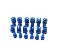 Akozon Conector Posi Tap PL605, 6 uds., Kit de Conector de Cable de Plástico Azul para Coche, Barco y Motocicleta