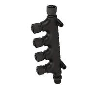 Akozon Conector T Nmea 2000 de 4 Puertos de 5 Pines Ip67 para Redes Simrad B&G, Adaptador en T Multipuerto N2K para Yates Marinos, Plástico Abs Resistente