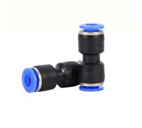 Akozon Conectores de Presión Neumáticos Conector de Válvula de Aire para Mangueras de Agua y Aire - Unión Neumática de Conexión Rápida para Tubos de 6 Mm