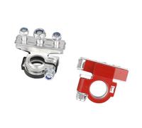 Akozon Conectores de Terminales de Batería de Coche Conectores de Abrazaderas de Terminales de Batería de Coche de Cobre Puro de 3 Vías