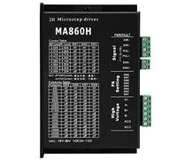 Akozon Controlador de Controlador de Motor Paso A Paso 18-80 V CA/24-110 V CC 7,2 A para Motores A Bifásicos 86: Funciones de Protección y Administración de Energía Confiables