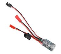 Akozon Controlador de Velocidad del Motor ESC Cepillado 30A con Freno para Automóviles y Barcos RC: Diseño Compacto, Salida de 20a, 4 Funciones, UBEC 5.7V ((Regulador eléctrico Cepillado 30A))