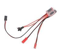 Akozon Controlador de Velocidad Electrónica 20A ESC con Freno - Control Inverso hacia Adelante de 2 KHz para Modelos de Automóviles y Botes RC ((Controlador electrónico Cepillado))