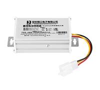 Akozon Convertidor Adaptador de Transformador, Reductor de Voltaje Entrada 36V-72V Salida 12V 10A / 120W para Vehículo Eléctrico de Scooter