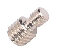 Akozon Convertidor de Montaje en Trípode, Adaptador Macho de 3/8 de Pulgada a Macho M6 Tornillo de Cámara Adaptador de Tornillo Macho Doble Roscado M6 a 3/8 para Monopiés, Trípodes