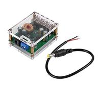 Akozon Convertidor de Potencia, Multifunción Inversor de Coche DC-DC 7-60V a 5V 5A 4USB Salida Fuente de Alimentación del Regulador de Voltaje