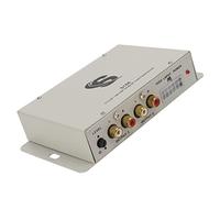 Akozon Convertidor de Salida de Línea de Coche, Circuito IC 2 a 4, Función REM para Evitar Ruido, Dispositivo de Control de Frecuencia de Voz de Alta a Baja, DC12V