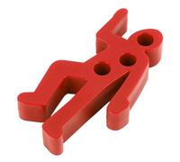 Akozon Crime Scene Holder Pen Organizador de Escritorio Divertido para la Oficina Soporte de Lápices de Alivio de Estrés Regalos únicos para el Hogar y la Oficina (rojo)