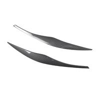 Akozon Cubierta de Cejas para Faros Delanteros, Cubierta de Faros, Decoración de Cejas, Reemplazo de Luz Reflectora de Parachoques Delantero, Apto para Sedán de 4 Puertas