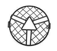 Akozon Cubierta de faro de motocicleta, protector de faro de aleaci¨®n de aluminio Rejilla Protector de cubierta de parrilla faro apto para CG125 GN125 (Negro£©