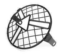 Akozon Cubierta de la rejilla del faro Protector de la rejilla del faro de la motocicleta Protector de la cubierta de la rejilla del faro delantero Ajuste para CG125 GN125