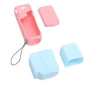 Akozon Cubierta de Silicona de la Cámara Estuche Protector Suave para Accesorios de Color Mixto (Cubierta de Lente Caso de Cuerpo Azul Cubierta de)