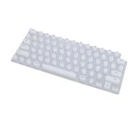 Akozon Cubierta de Teclado L Cubierta de Teclado de Uñas Burbujas de Silicona Suave Escritura Cómoda de Uñas para Escribir con Elevadas para Computadora Portátil OS X 3 (WHITE)