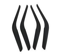 Akozon Cubierta Embellecedora de Manija de Reposabrazos de Puerta Interior para X1 E84 2010 2016, 4 Uds., Panel de Decoración Interior de Repuesto Oe de Fibra de Carbono (C (negro mate))