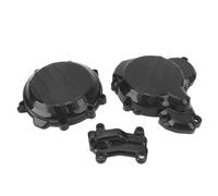 Akozon Cubierta Protector del Protector del Embrague del Motor de Motocicleta 3pcs para SX XC EXC TPI TC TX TE 250 300 Protección Confiable del Motor (Black)