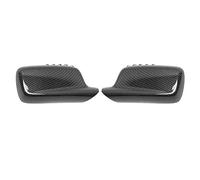 Cubiertas de espejo de puerta, Akozon 2 piezas Carcasa de la cubierta del espejo retrovisor lateral Para E46 3 series 2000-2006 E65 E66 7 series 2002-2008