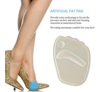 Akozon Cushions de la Bola Gruesa de los pies: 2 Pares de Almohadillas de Pie Metatarsianas contra el Gel para Tacones Altos, Sandalias y Zapatos Deportivos