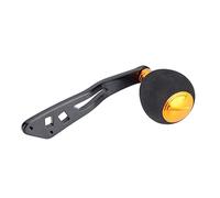 Akozon de Carrete de Pesca Premium con Piezas de Repuesto de Perilla Eva para Carretes de Perfil bajo Color de Pistola (Negro+Dorado)