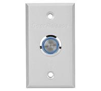 Akozon de Control de Acceso a la Puerta Interruptor de Liberación con Luz Indicadora - Botón de Salida de Aleación de Aluminio para una Fácil Operación de la Puerta