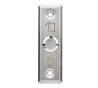 Akozon de Control de Acceso a Puertas de Acero Inoxidable, Interruptor de Liberación de Puerta, Botón de Salida de Desbloqueo, Botón de Liberación de Bloqueo de Empuje para Salir de Acero Inoxidable