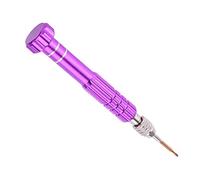 Akozon de Destornillador de Precisión con 5 Puntas Intercambiables, Kit de Herramientas de Reparación de Relojes y Gafas para Teléfonos Móviles, Color Morado (PURPLE)