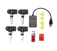 Akozon Sistema de Monitor de presión de neumáticos USB Auto Car TPMS con Sensor Interno para Android Navigation