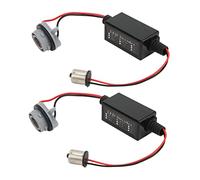 Akozon Decodificador LED, 12 VDC LED de advertencia Cancelador de resistencia indicador de dirección de advertencia advertencia de error Cancelador anti parpadeo para coche