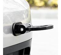 Akozon Decoración de Gancho de Remolque de Coche - Anillo Redondo de Tracción Adhesivo para Remolques - Diseño Estético Elegante, Fuerte Adherencia, para Varios Vehículos (Black)