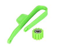 Akozon Deslizador de Cadena de Motocicleta, Cubierta de Cadena Trasera | Cubierta Protectora, Material ABS, Reemplazo Directo, Ajuste para ATV KLX Pit y Dirt Bike, Rueda Guía Incluida