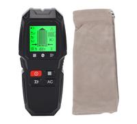 Akozon Detector de Sementales 5 en 1 Escáner de Pared Multi Funcional Pantalla LCD Wood Metal CA Forter Negro