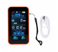 Akozon Detector Portátil de Calidad del Aire, Monitor de Oxígeno, Detector de Medidor de O2, Presión del Aire Interior, Monitor de Temperatura y Humedad con Linterna, Cronómetro,