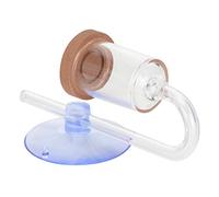 Akozon Difusor de CO2 para Pecera, Regulador de Dióxido de Carbono Transparente para Acuario con Ventosa, CO2 para Pecera (L)