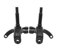 Akozon Dirección de Nudillo de Nudillo de Alta Resistencia Metal Delantero Delantero Izquierdo Rueda Derecha Nudillo de Dirección para Ciclismo de Quad de ATV Negro