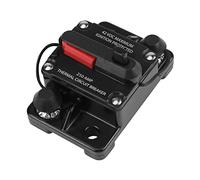 Akozon Disyuntor en Línea Estéreo para Coche DC12V 42V 50A, Reinicio Manual para Sistemas de Audio, Protección contra Sobrecarga y Cubierta Impermeable (250A)